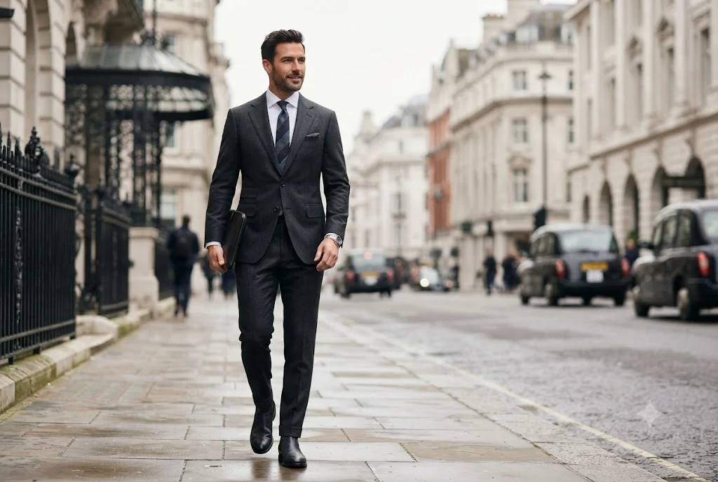 Designer Suits for Men: Smart & Modern Style Guide Designer suits for men styled in a modern British tailoring look